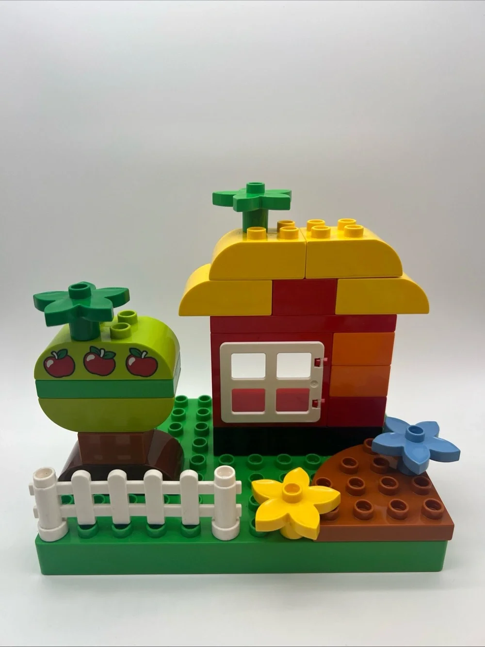 LEGO DUPLO Farm Playset - Goat Horse Boy figures - Toddler toy